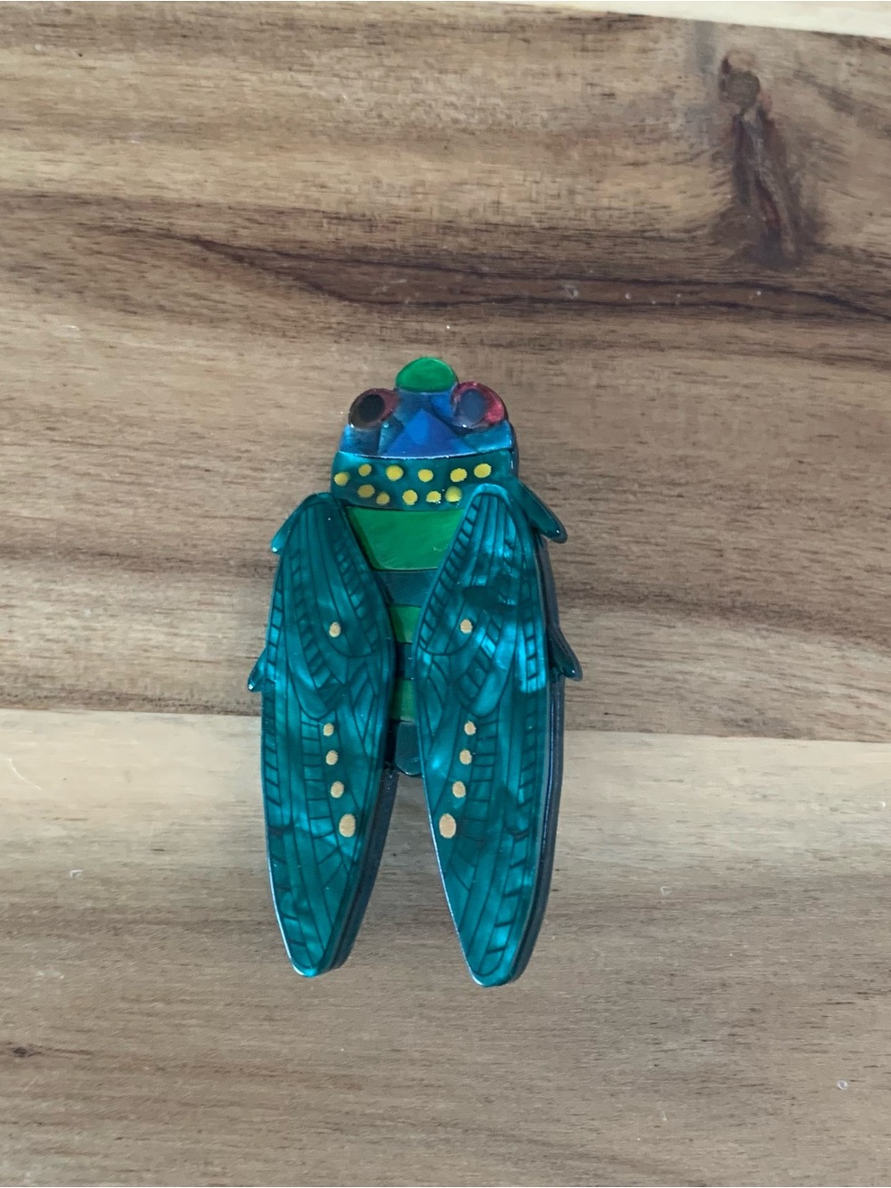Erstwilder Melodic Moments Cicada Brooch insect Pin NWOT